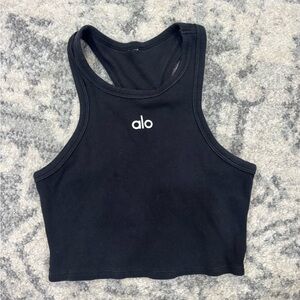 Alo Black Aspire Tank Top